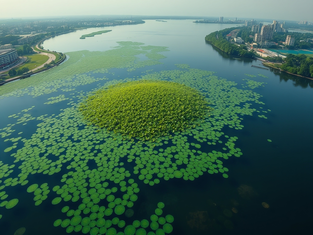 Markov Chain and Cluster Model of Green Algae Phytoplankton (Chlorophyceae) Diversity and Spatial Distribution Pattern along Stream, Water Quality, and Land Use Gradients in Krukut River, Jakarta City